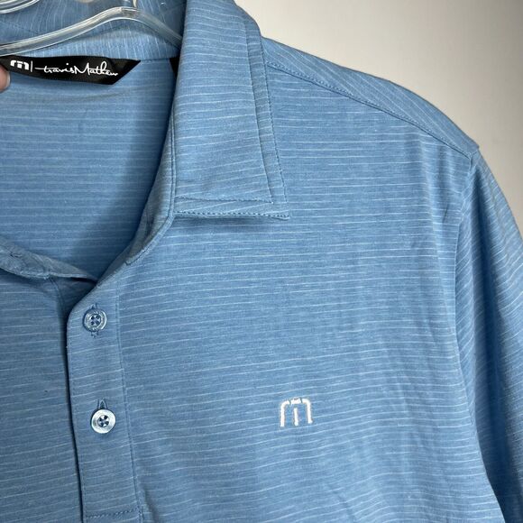 Travis Mathew Blue Polo Shirt - Picture 5 of 12